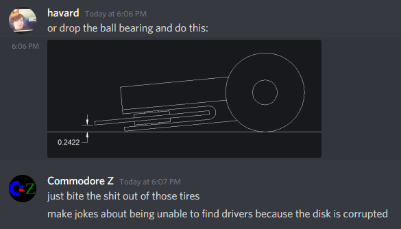 Unable to find drivers... disk corrupted. Discord chat text
